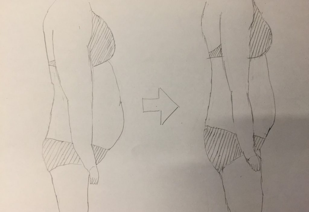 めっちゃたっぷりフルーツ青汁でへっこんだぽっこりお腹