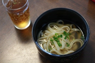 ファスティングのリハビリ、うどん