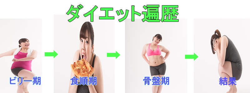 めっちゃたっぷりフルーツ青汁の前に試したダイエット法